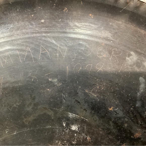 Vintage - Copper Handcrafted Decor Dish / Plate from Jordan 1978 - Picture 10 of 12